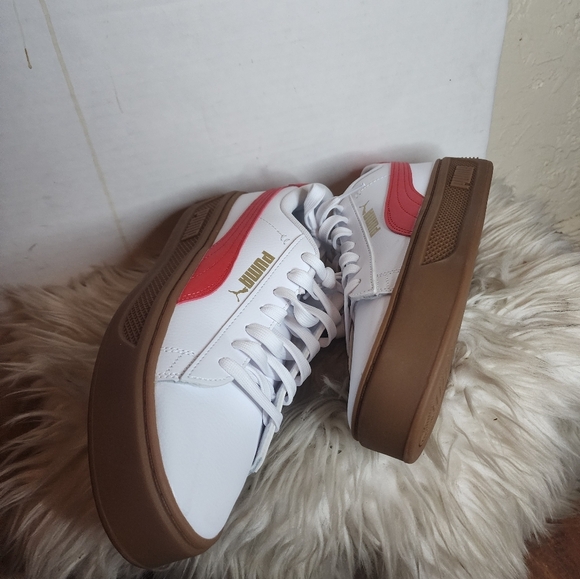 Puma Smash Stripe Platform Sneakers 10 NEW - Picture 8 of 11